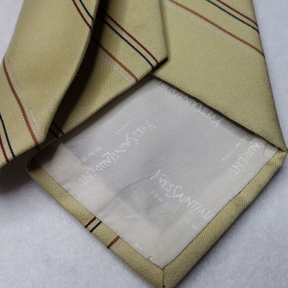 Yves Saint Laurent Paris New York Silk Neck Tie - Picture 4 of 5